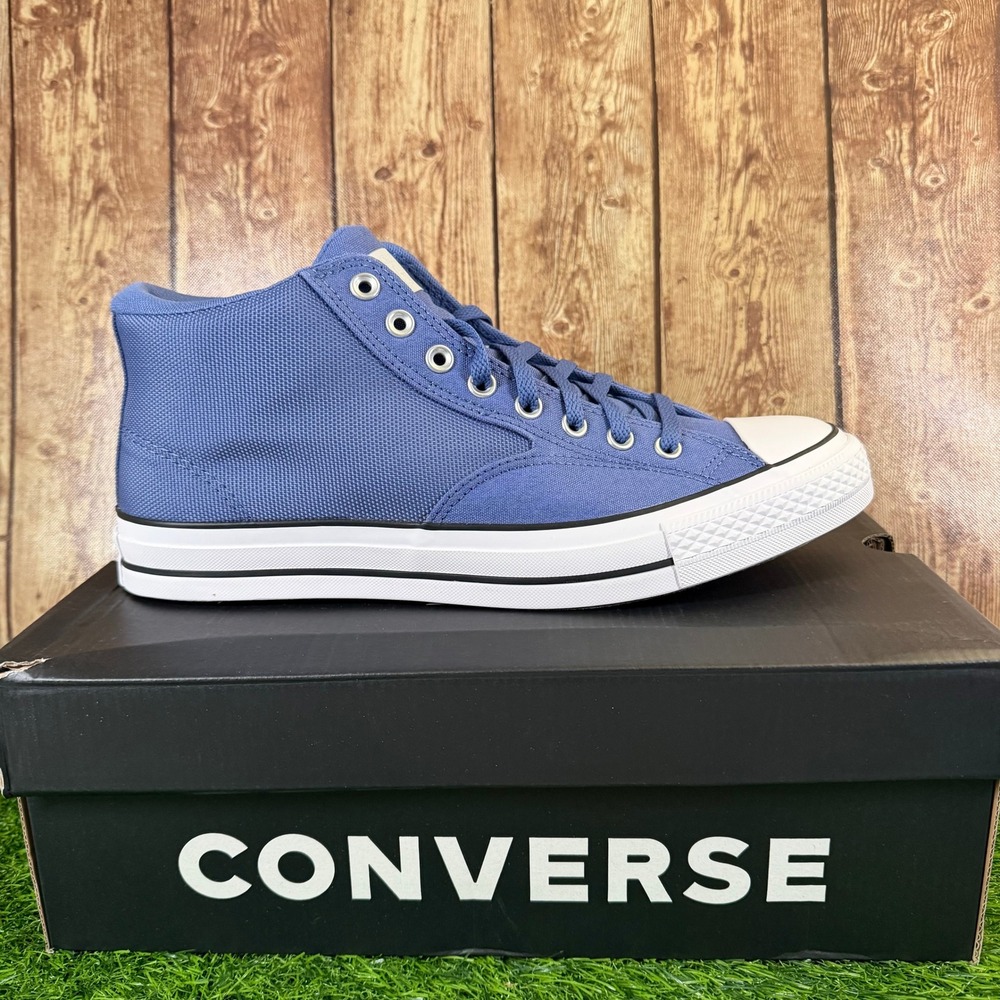 Converse CTAS Malden Street Mid Sneaker Mens Size 12 Indigo Storm Blue Canvas